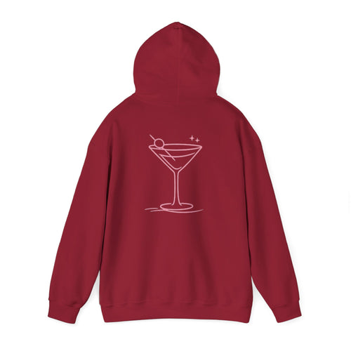 Cardinal Red - Pink Martini Cocktail - Hoodie