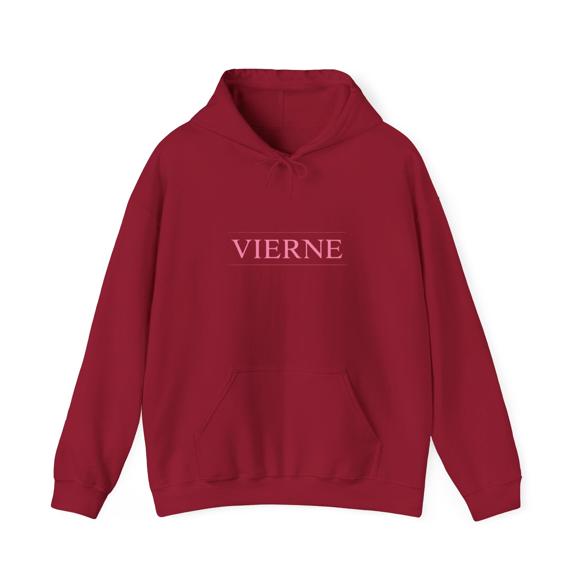 Cardinal Red - Pink Lipstick Graphic Back - Hoodie